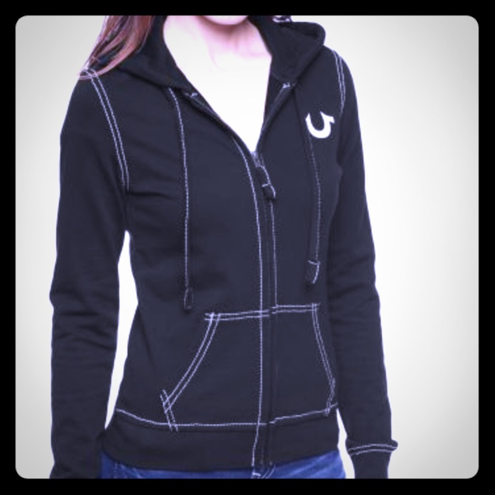 Sale🎁Black Big T Horseshoe Womens Hoodie
Sz M